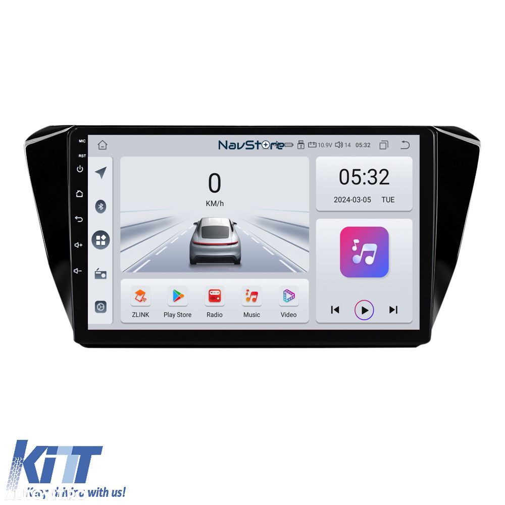 Navigatie Android Dedicata Skoda Superb 3 (2015-2019), 10Inch, 4Gb Ram - 1