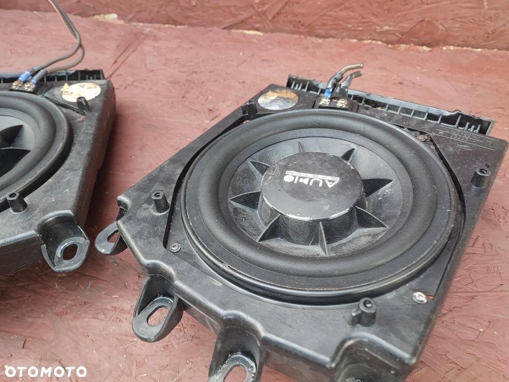 BMW E60LCI / E61LCI / E60 / E61 ORYGINALNE GŁOŚNIKI NISKOTONOWE ( BASSOWE ) Z FIRMY AUDIO SYSTEM O NR. 65 13 6 919 353 / 65 13 6 919 354 OEM SPRAWNE W 100% - 8