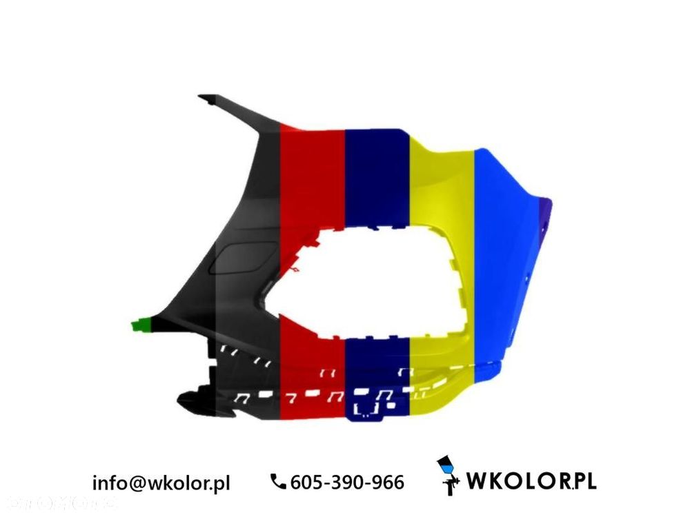 NOWY ZDERZAK AUDI Q3 2019- LAKIEROWANY W KOLOR - 1