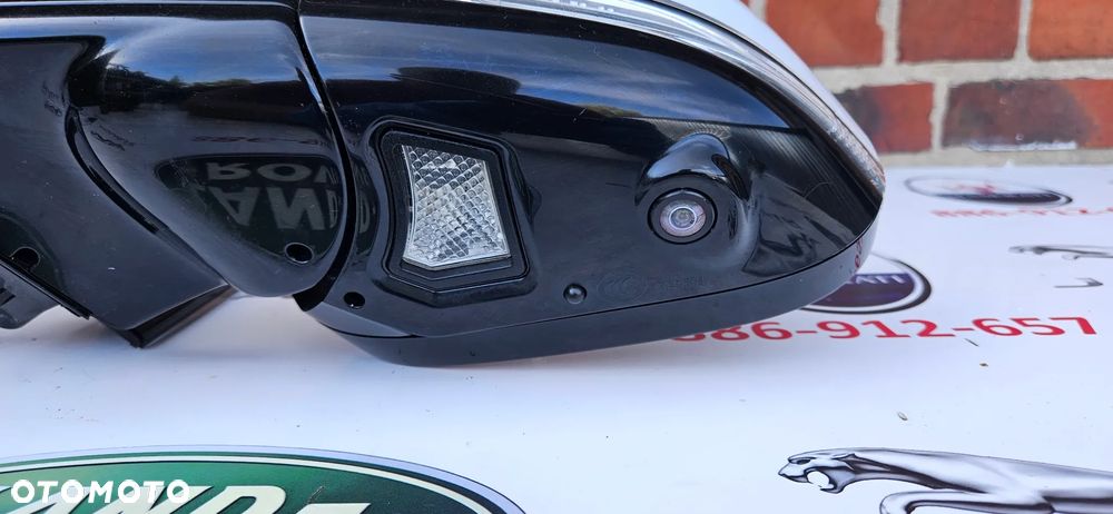 Jaguar XJ 351 LIFT 2015- Kompletne lusterko lewe Kierowcy USA KOLOR NAK 18 kabli KAMERA - 14