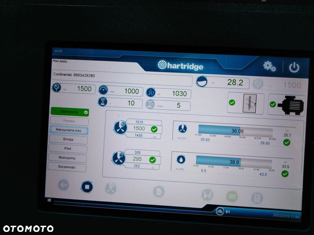 Sabre Expert Hartridge tester wtryskiwaczy z kodowaniem - 2