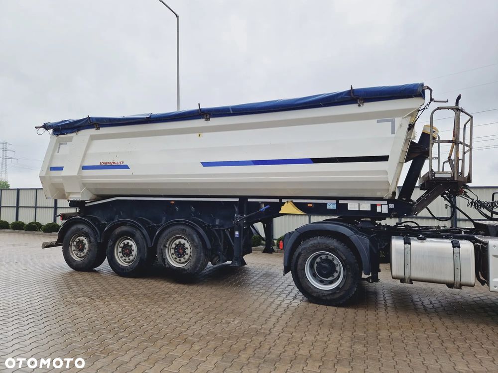 Schwarzmuller K3A * wywrotka stalowa * 27m3 * pod ciągnik 4x4 * siodło 1 380 mm * - 36