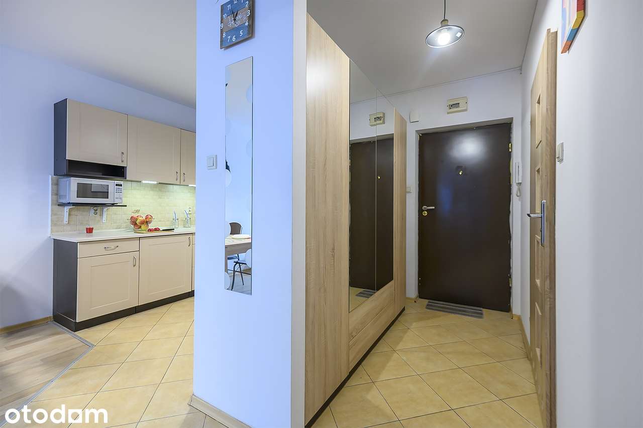 Naturalny klimat, jasne wnętrze z balkonem| 2 pokoje | Aluzyjna|44 m²