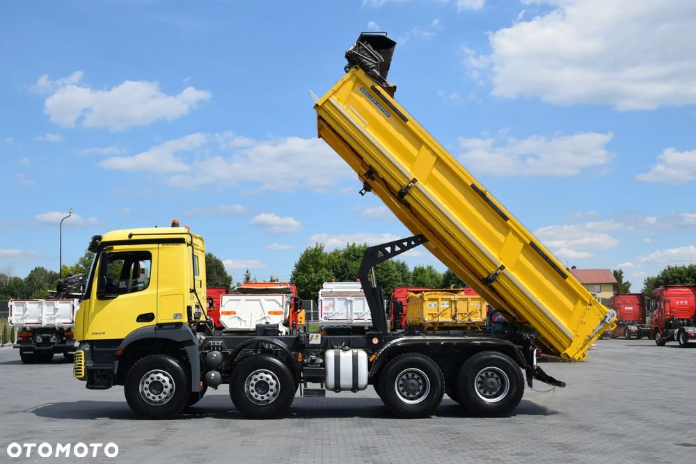 Mercedes-Benz AROCS 3243 / 8x4 / EURO 6 / WYWROTKA / MELLER KIPPER / HYDROBURTA / AUTOMAT / NOWE OPONY / NISKI PRZEBIEG / SERWISOWANY / SPROWADZONY - 21