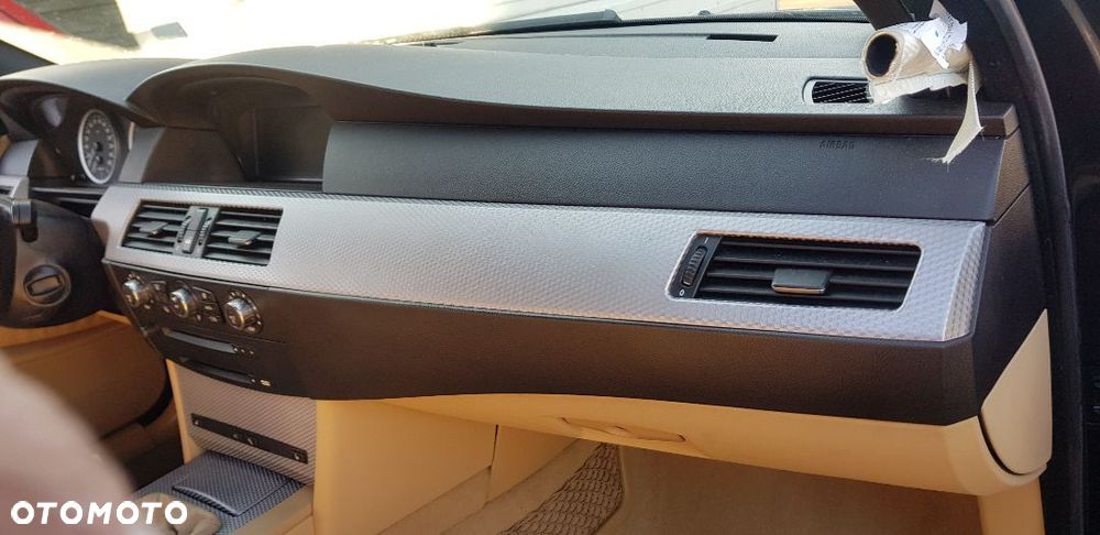 BMW E60 E61 DESKA ROZDZIELCZA PODUSZKA NAPINACZE - 1