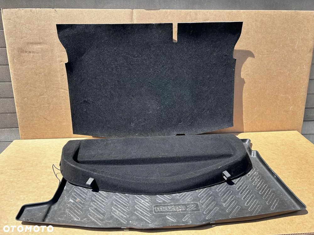 MAZDA II 2 DE 3D D65168310 MATA PÓŁKA BAGAŻNIKA WYKŁADZINA TYŁ TYLNA - 2