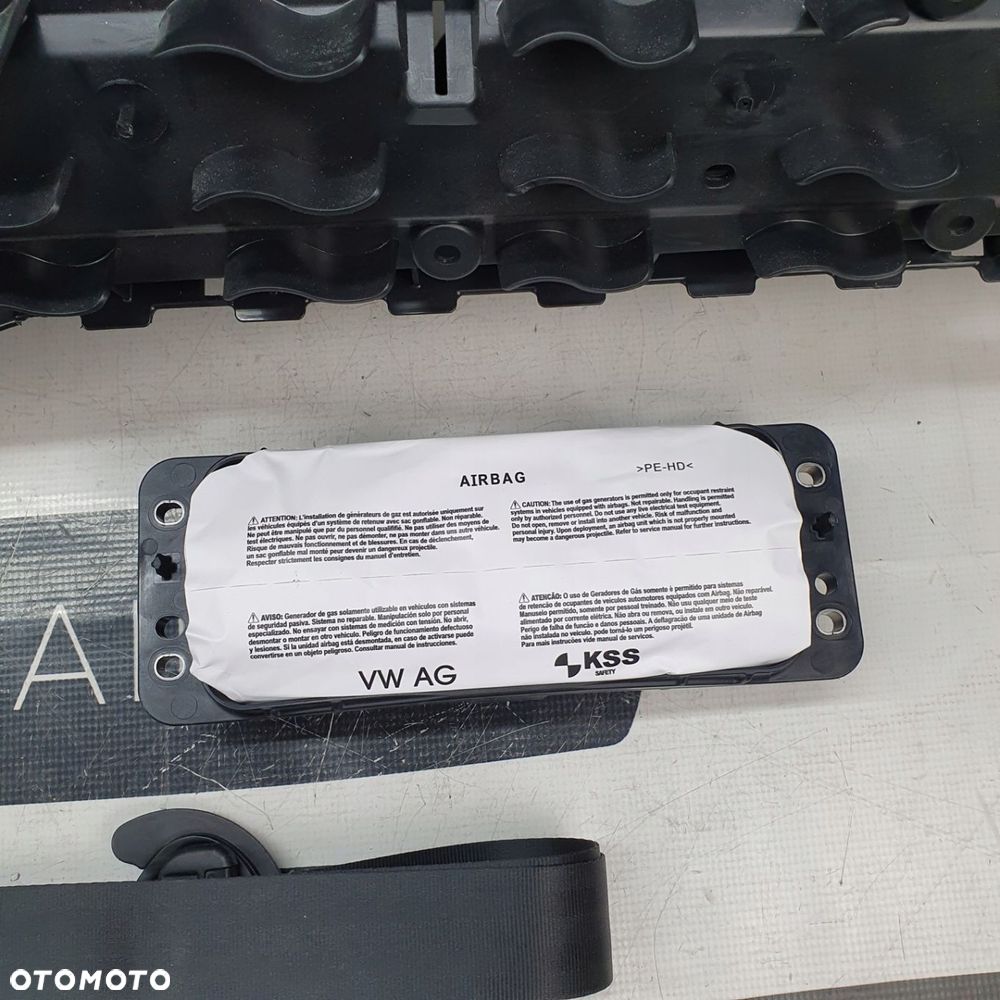 SKODA CITIGO DESKA ROZDZIELCZA KONSOLA KOKPIT PULPIT PODUSZKI AIRBAG AIR BAG PASY KIT SET - 5