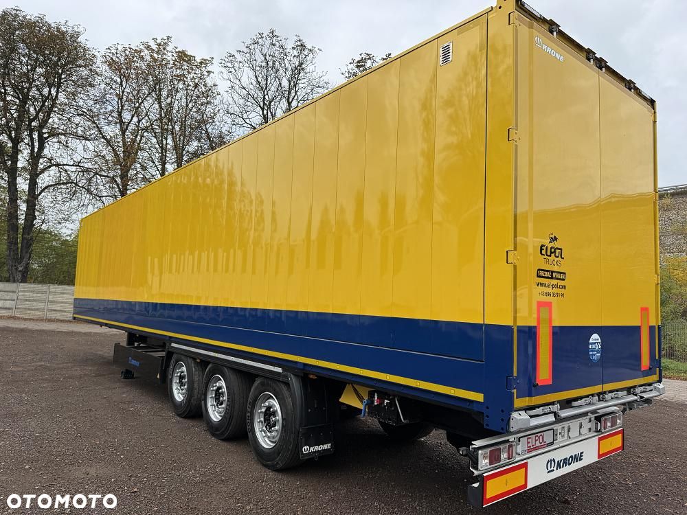 Krone KOFFER ,UBRANIOWA , DACHSER , TEXTIL , BOX - 8