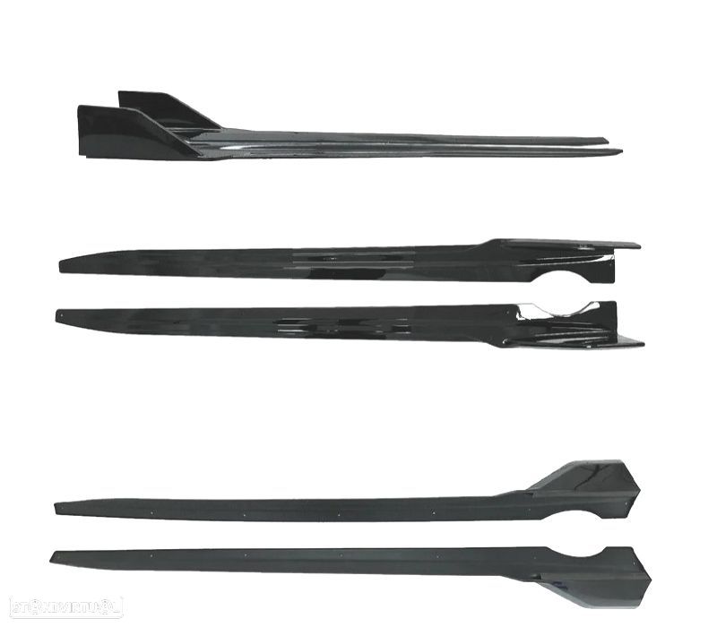 KIT CARROÇARIA BMW X5 G05 18-22 LOOK BLACK KNIGHT PRETO BRILHANTE - 5