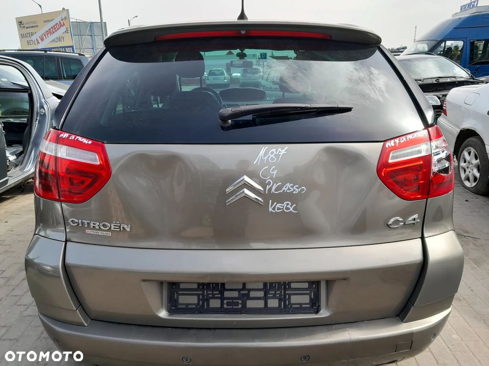 CITROEN C4 PICASSO KLAPA BAGAŻNIKA TYLNA TYŁ SZYBA TYLNA KLAPY KOLOR: KEBC