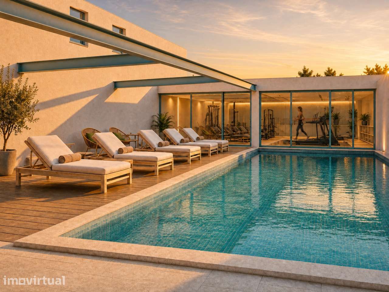 Moradia T2 com 180 m² de Espaço Exterior e Piscina - Grande imagem: 3/31