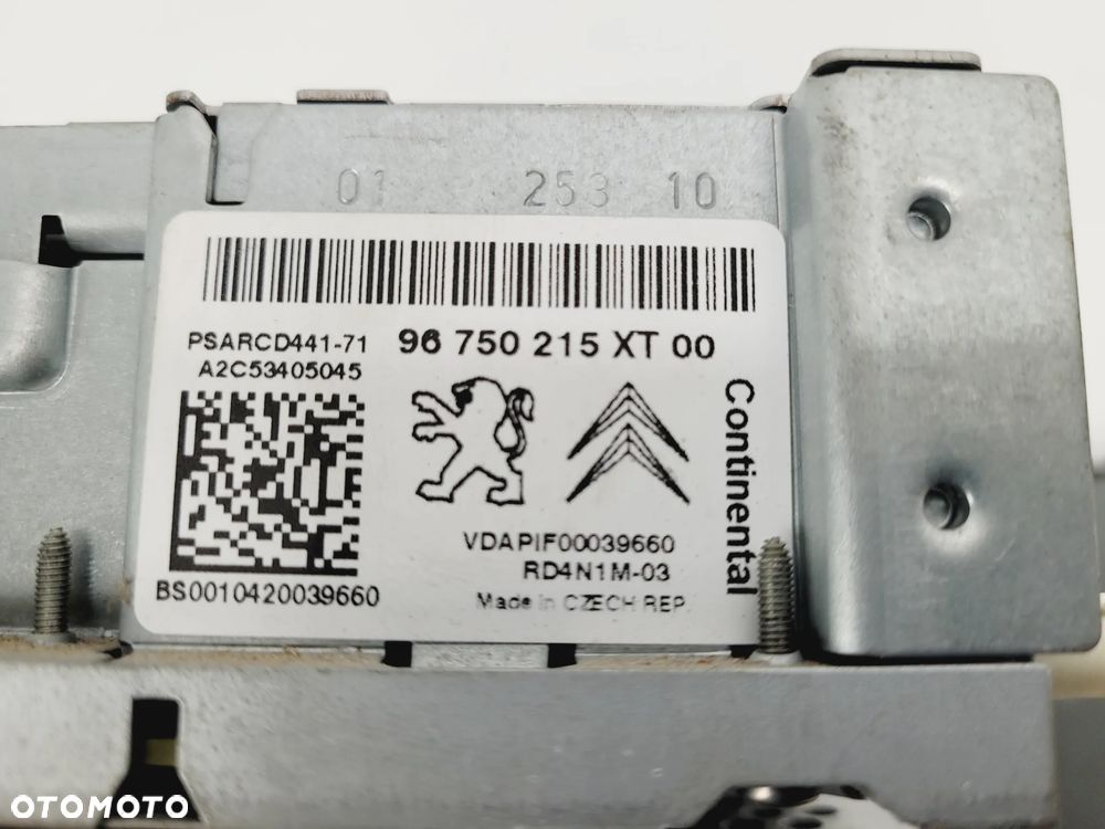 RADIO PEUGEOT PARTNER CITROEN BERLINGO 2008-2018 CZĘŚCI - 7
