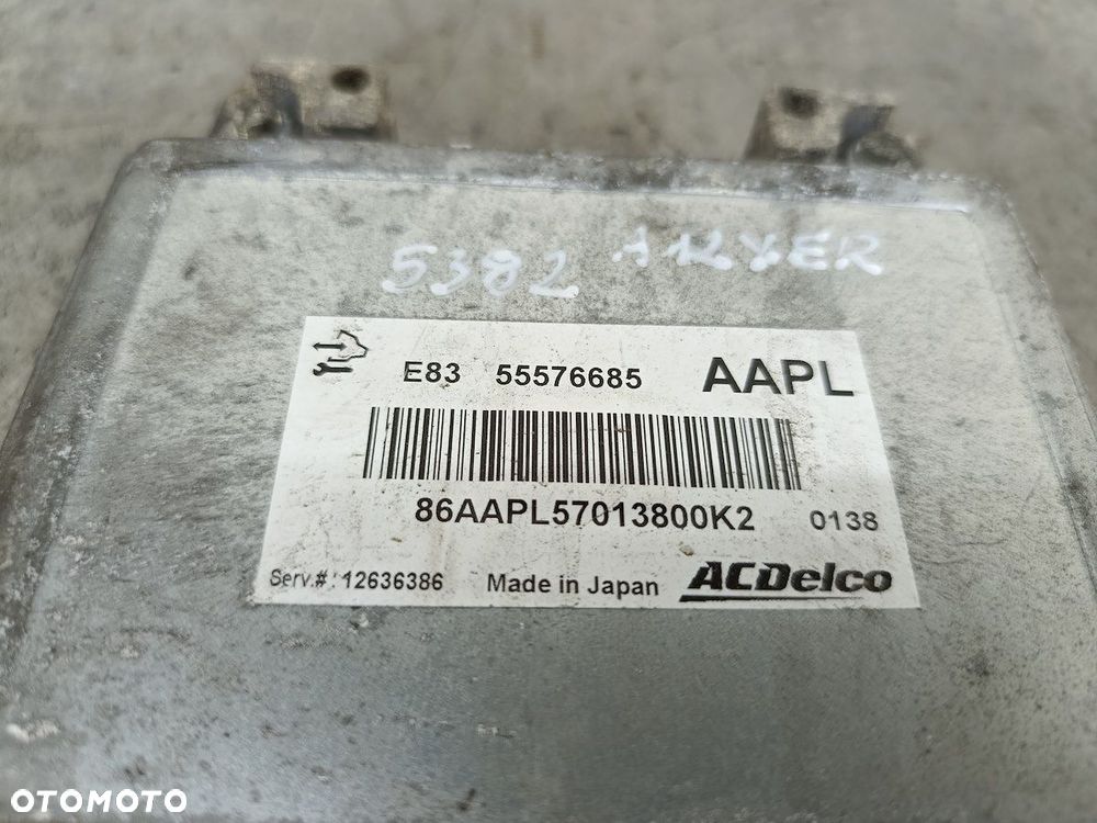 KOMPUTER, STEROWNIK OPEL CORSA D 55576685 1.2 16V 85KM - 4