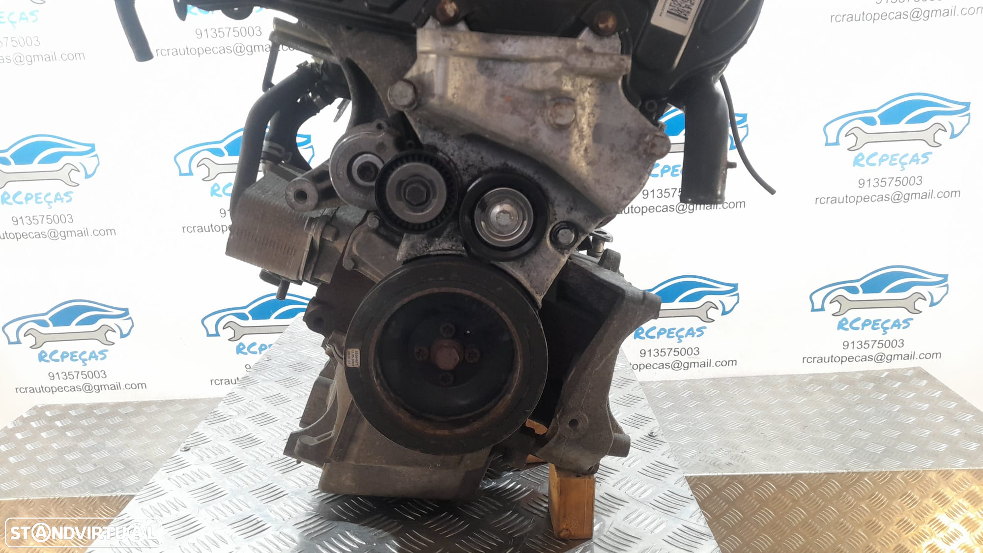 MOTOR COMPLETO 1.9 TID 16V 150CV Z19DTH SAAB 9.3 93 9-3 OPEL ASTRA H VECTRA C ZAFIRA B SIGNUM MOTOR ARRANQUE ALTERNADOR COMPRESSOR AR CONDICIONADO BOMBA DIRECAO DIREÇÃO TURBO INJETOR INJETORES - 4