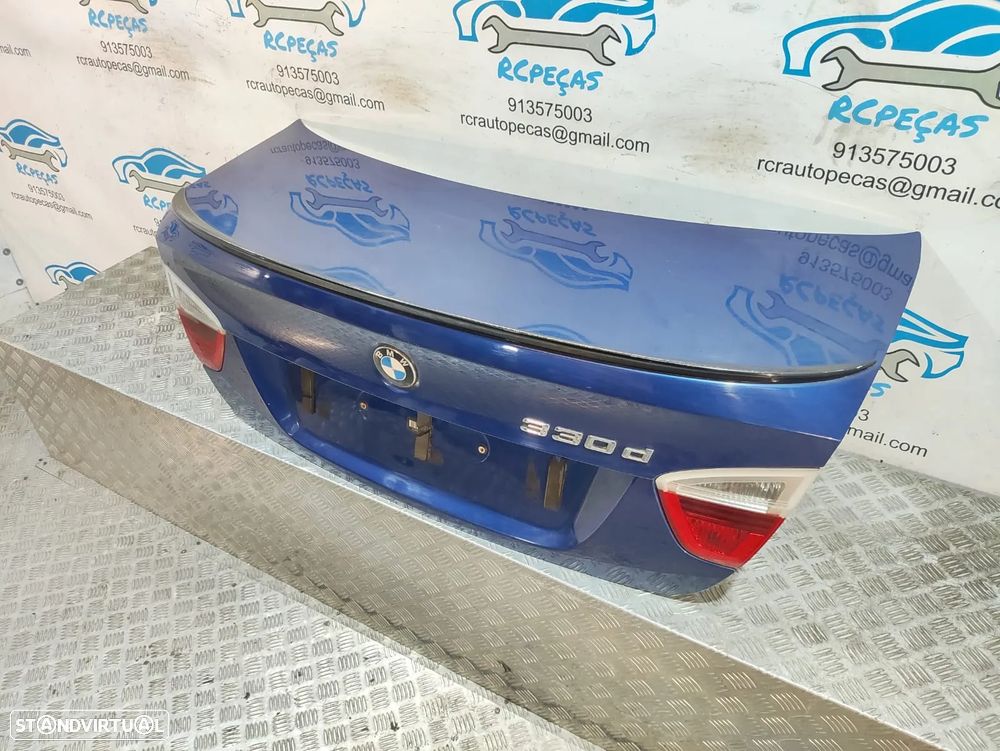 Porta Tampa Mala BMW Serie 3 E90 Fecho Puxador - 6