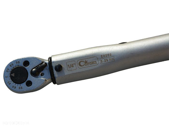 KLUCZ DYNAMOMETRYCZNY 1/4" 5-25Nm CERTYFIKAT - 3
