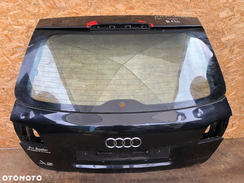 A176 . Klapa Tył Tylna Bagażnika Szyba Audi A3 8P 5drzwi SportBack 2lakier (2003 – 2013) - Wysyłka