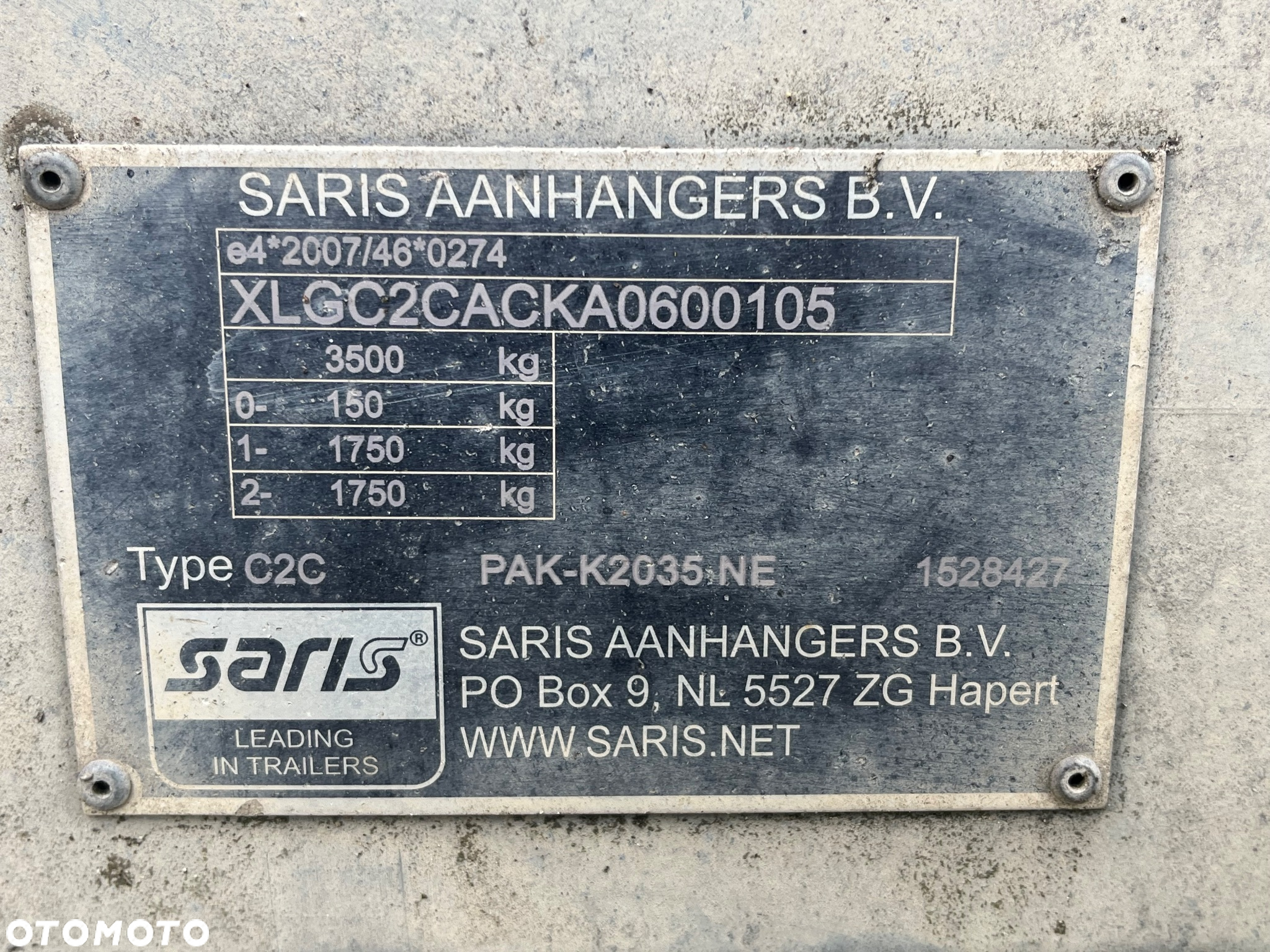Saris C2C Wywrotka podnaszana - 10