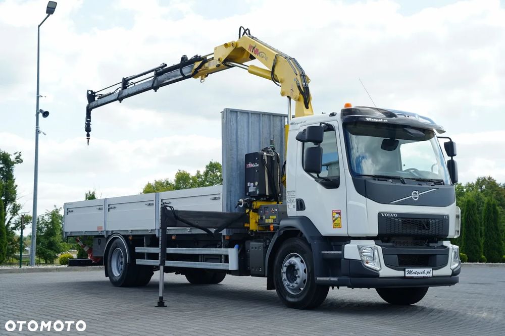 Volvo FL 280 / 4x2 / SKRZYNIOWY - 7,2 M / HDS HYVA CRANE HB 150- 10 M / MAX UDŹWIG 5 200 KG / ROTATOR / PILOT / KAMERA / EURO 6 - 7