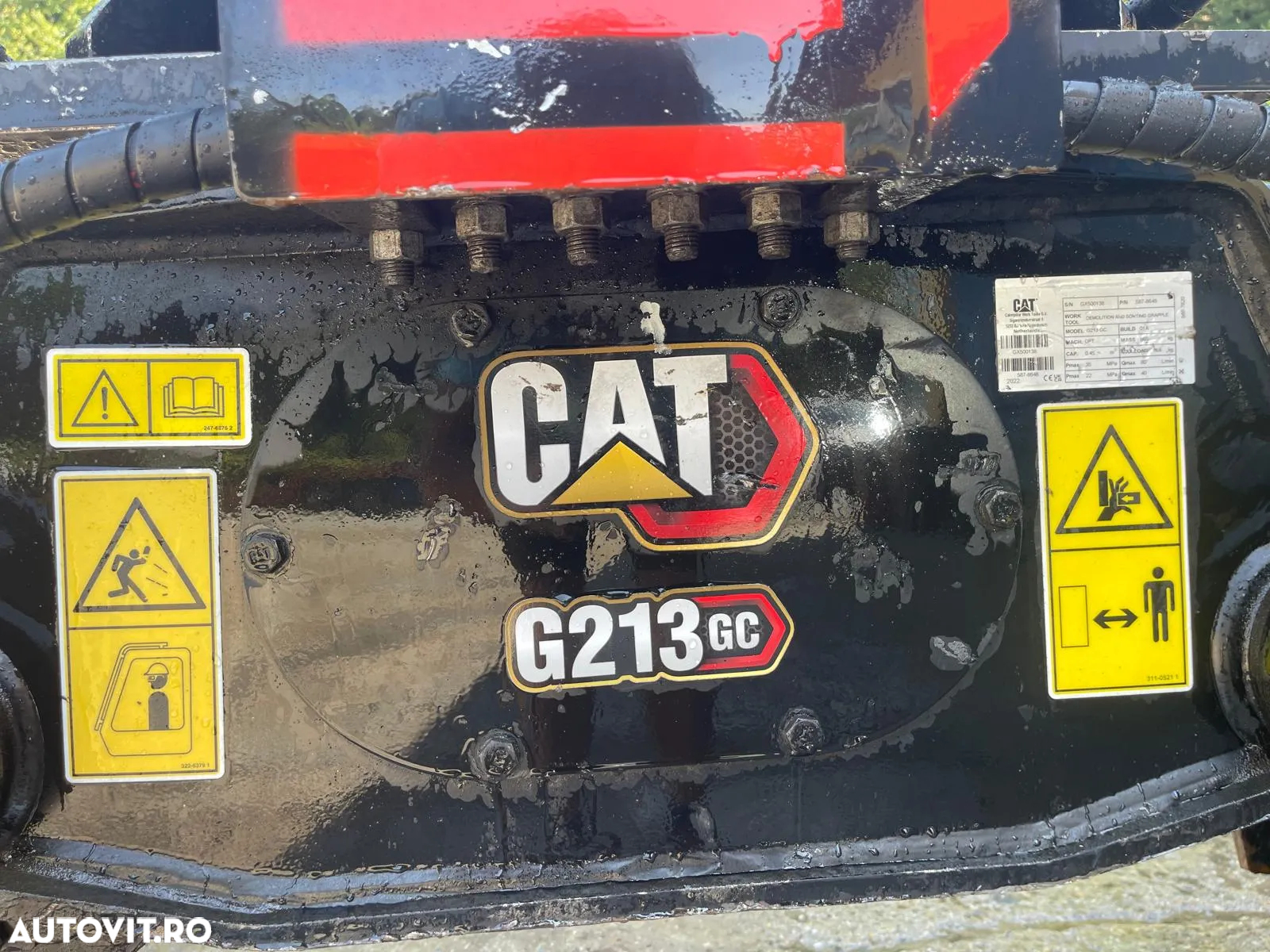 Graifer Caterpillar hidraulic pentru excavatoare de 12-18 tone - 10