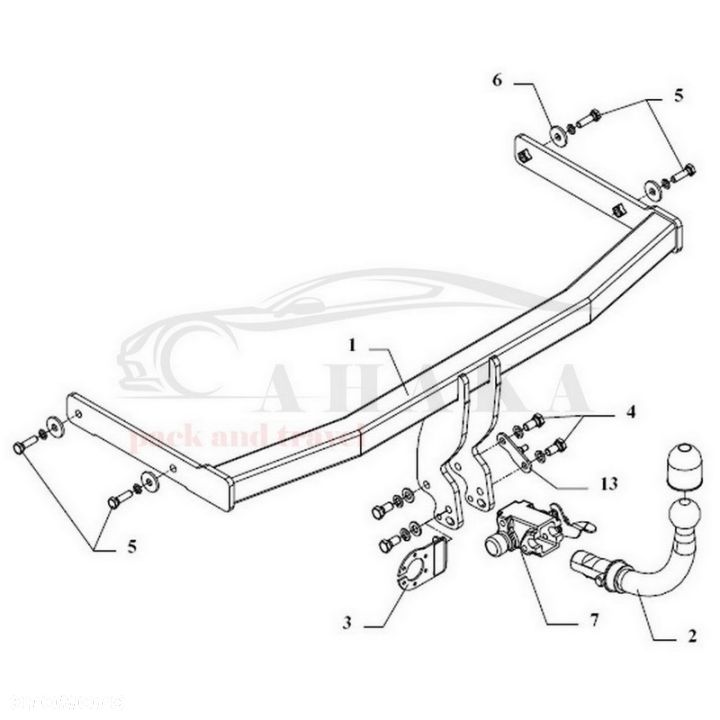 Hak Holowniczy Automat Do Seat Leon Hatchback 1999-2005 - 3
