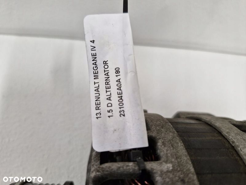 RENAULT MEGANE IV 4 1.5 D ALTERNATOR 231004EA0A - 7