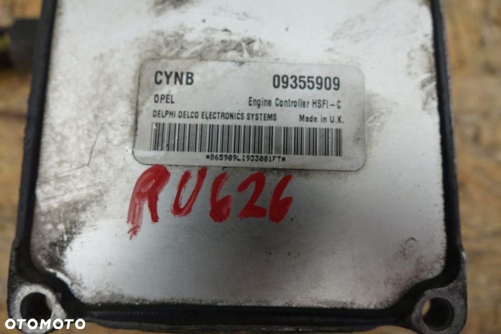 STEROWNIK SILNIKA KOMPUTER OPEL ASTRA 2 G 1.4 09355909 CYNB - 2