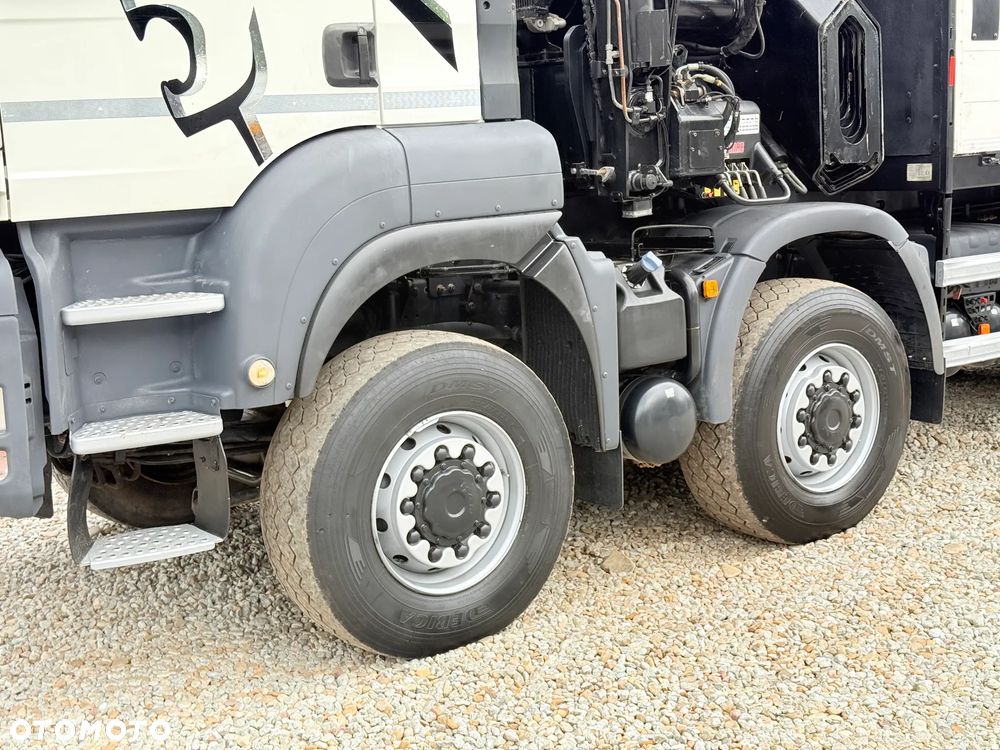 MAN * MAN 41.440 TGS * 8x6 * HDS Kran Hiab 855 E-8 HIPRO * 20 M * Energetyka * Sprowadzony * - 9