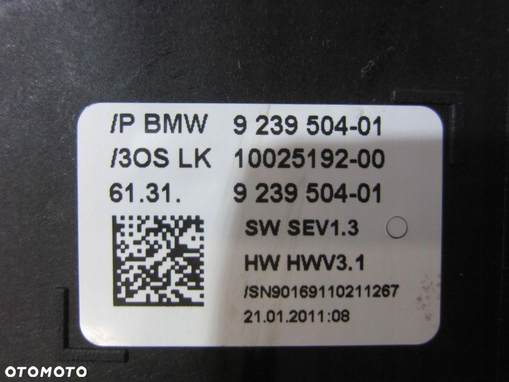 BMW X3 F25 F10 F07 X4 LEWAREK DŹWIGNIA BIEGÓW 9239504 ŁADNY 61319239504 - 10