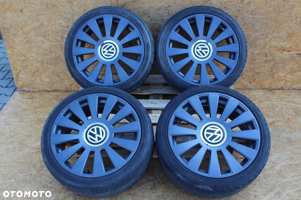 Felgi alufelgi koła VW AUDI SKODA 18" 8j et35 225/40 odnowione 5x112 5x100 - 1