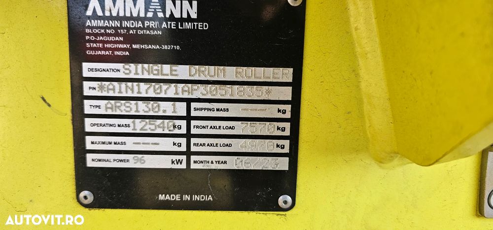 Ammann ARS 130.,1 Cilindru compactor - 7