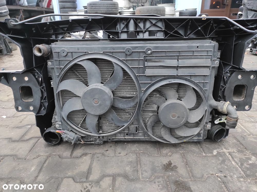 SEAT LEON 2 II 05-12 1.4 TSI CAX CAV KOMPLETNY PAS PRZEDNI WZMOCNIENIE CHŁODNICE WENTYLATOR BELKA WYSYŁKA !!! - 3
