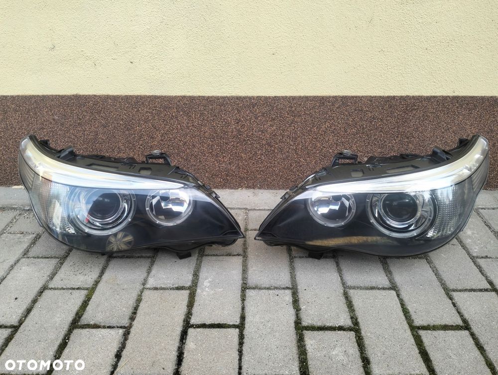 lampa lampy prawa bmw 5 e60 e61 xenon dynamic - 1