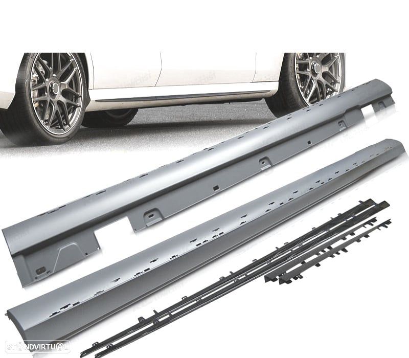 EMBALADEIRAS MERCEDES W213 16-23 LOOK AMG E63 - 1