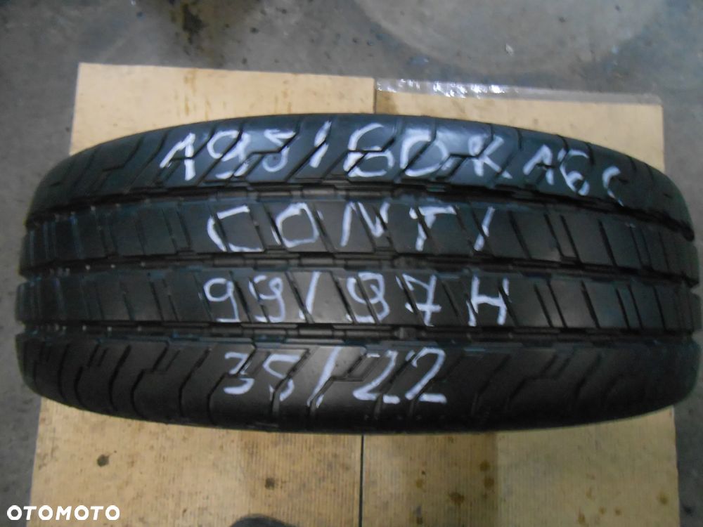 OPONA POJEDYNKA 195/60R16C CONTINENTAL CONTI VAN CONTACT 100 DOT 3522 9MM - 1