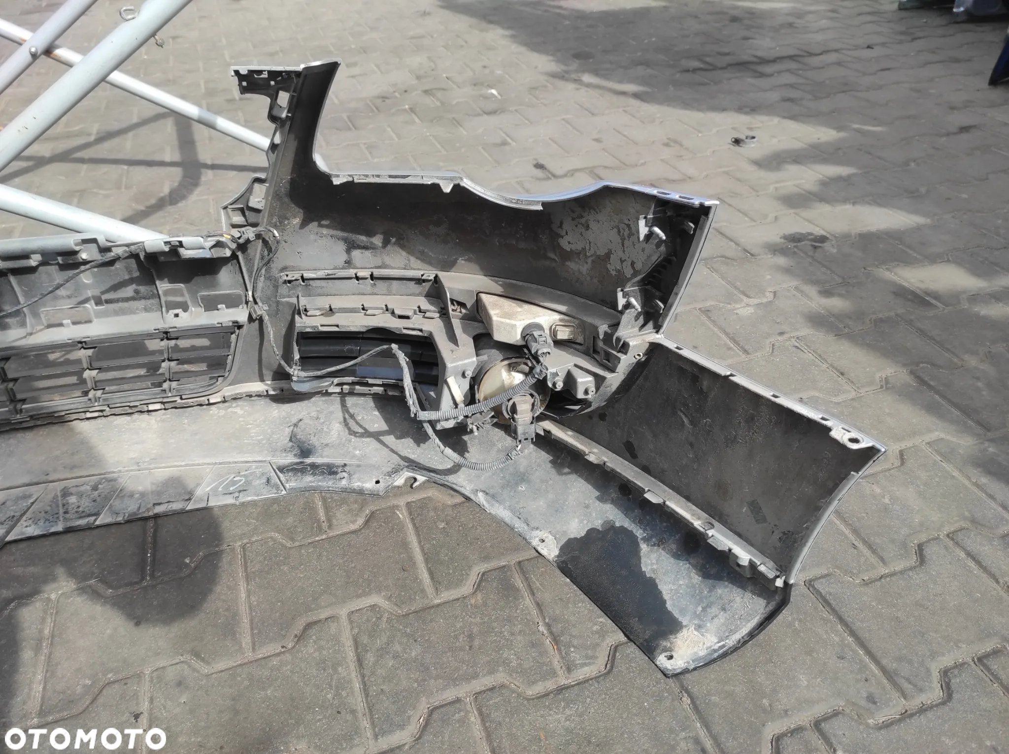 VW PASSAT B6 ZDERZAK PRZEDNI PRZÓD HALOGEN LA7W SREBRNY WYSYŁKA !!!! - 7