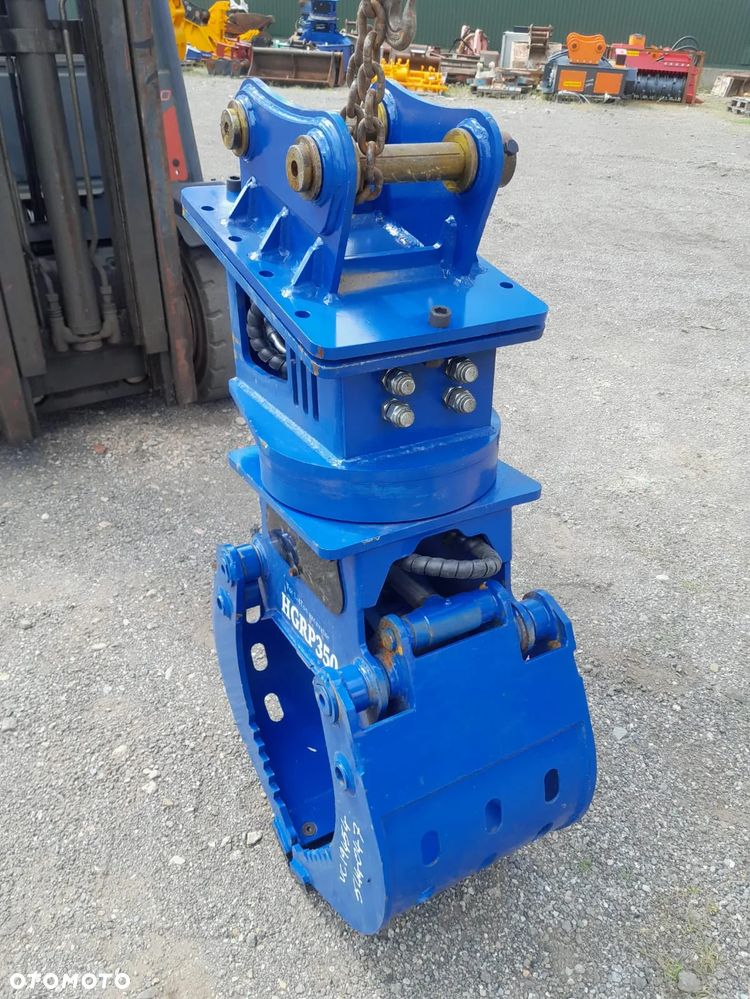 Chwytak hydrauliczny obrotowy sortujący wyburzeniowy kleszcze fi40mm, fi55mm obrotu 171kg. NOWE!!! - 2
