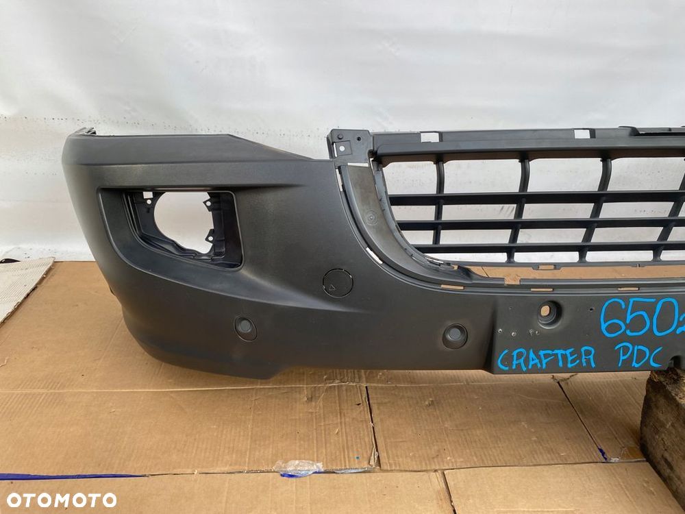 VW CRAFTER 06- ZDERZAK PRZEDNI Z PDC POD HALOGENY ORYGINALNY - 3