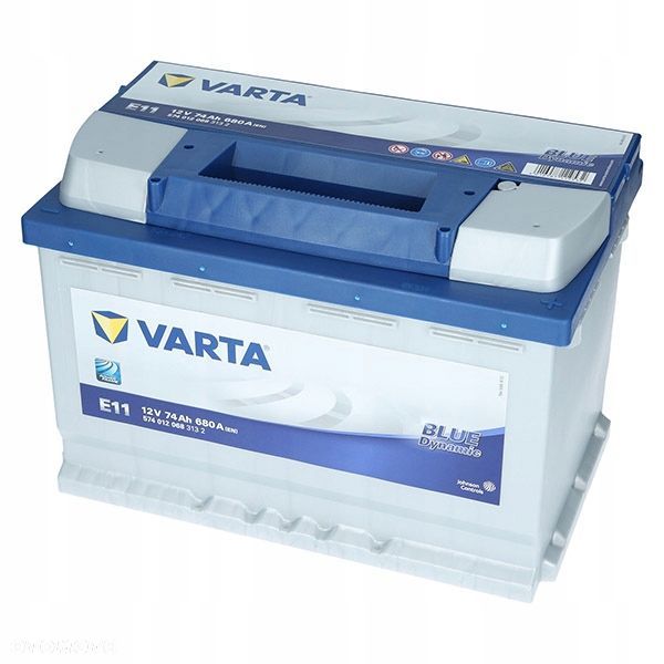Akumulator Varta E11 12V 74Ah Blue Dynamic P - 5
