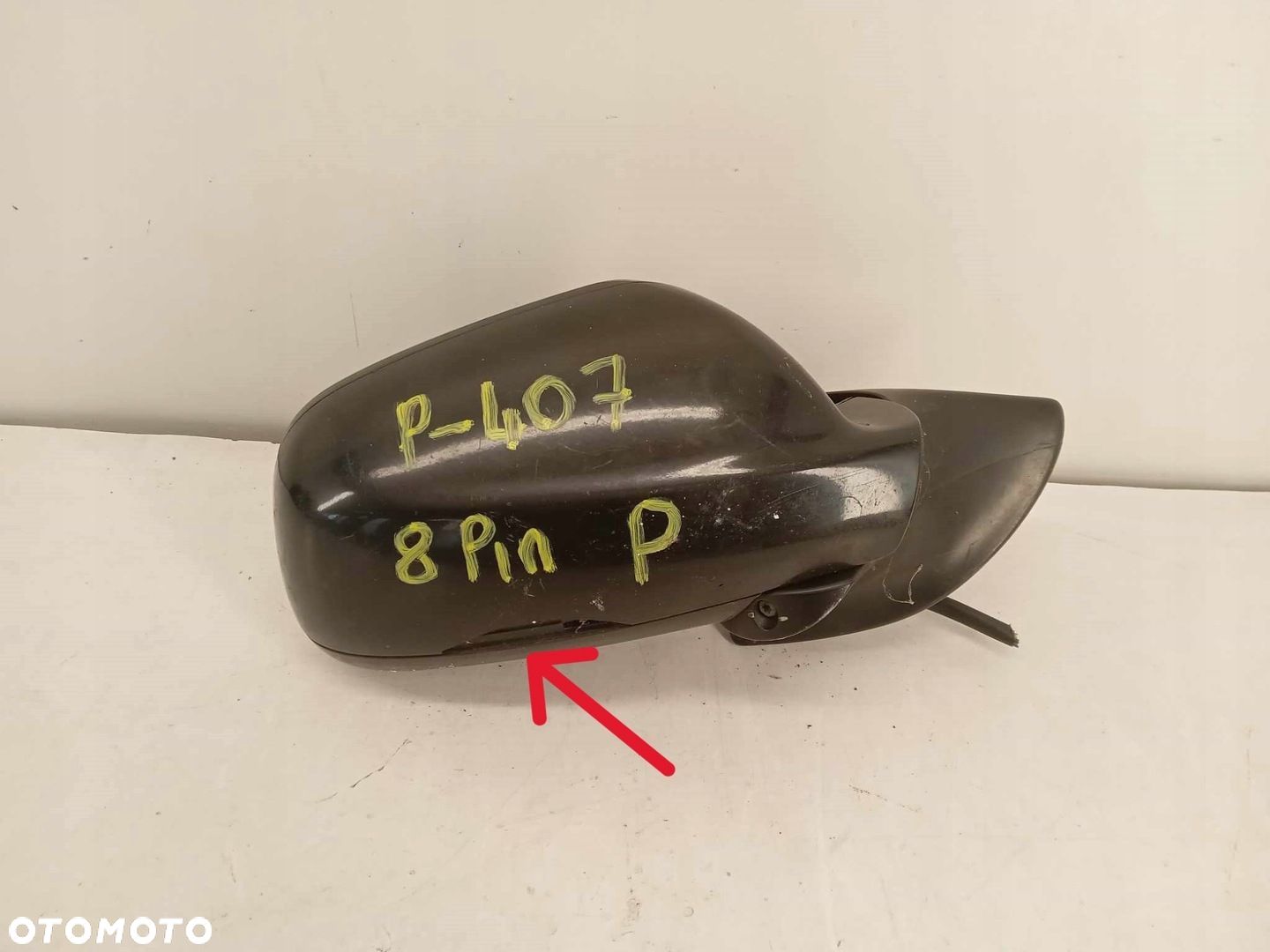 LUSTERKO PRAWE DRZWI PEUGEOT 407 04-11 8 PIN - 1