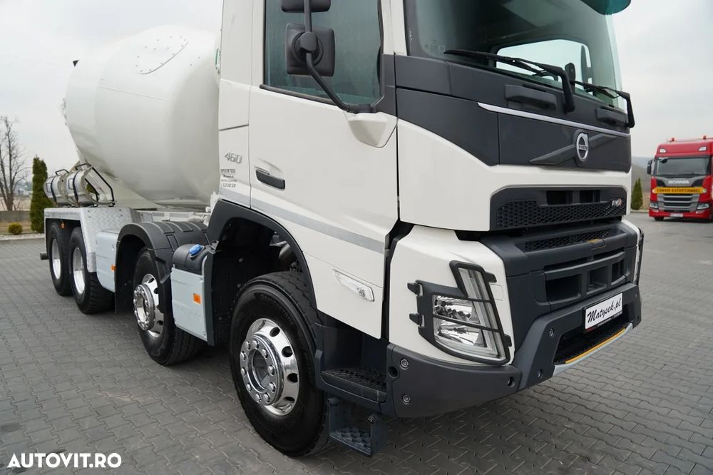 Volvo VOLVO FMX 460 / 8x4 / 9m3 BETONIERĂ / SCHWING STETTER / 9 M3 / I-SHIFT / JANTE DIN ALIAJ / EURO 6 - ANUL DE PRODUCȚIE: 2022 DATA ÎNMATRICULĂRII: 17.01.2022 VIN: YV2XTYOG1NB364494 KILOMETRAJ: 118.000 KM - EURO 6 AER CONDIȚIONAT CUTIE DE VITEZE ȘI SCHI - 8