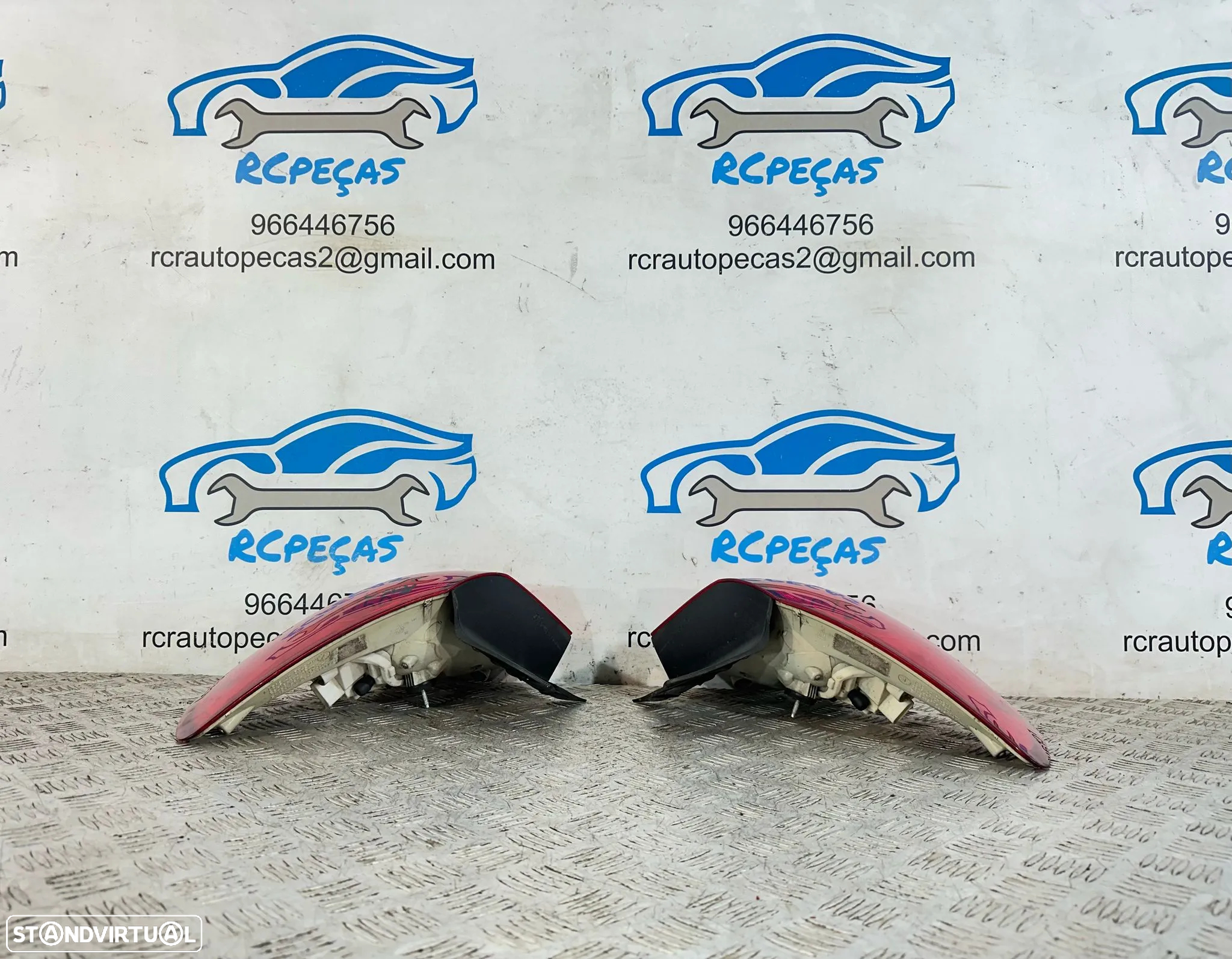 .Conjunto Farolins Led Tras Traseiro Direito Esquerdo Original GM Opel Astra J 13306460 13306459 2009 - 2015 - 5