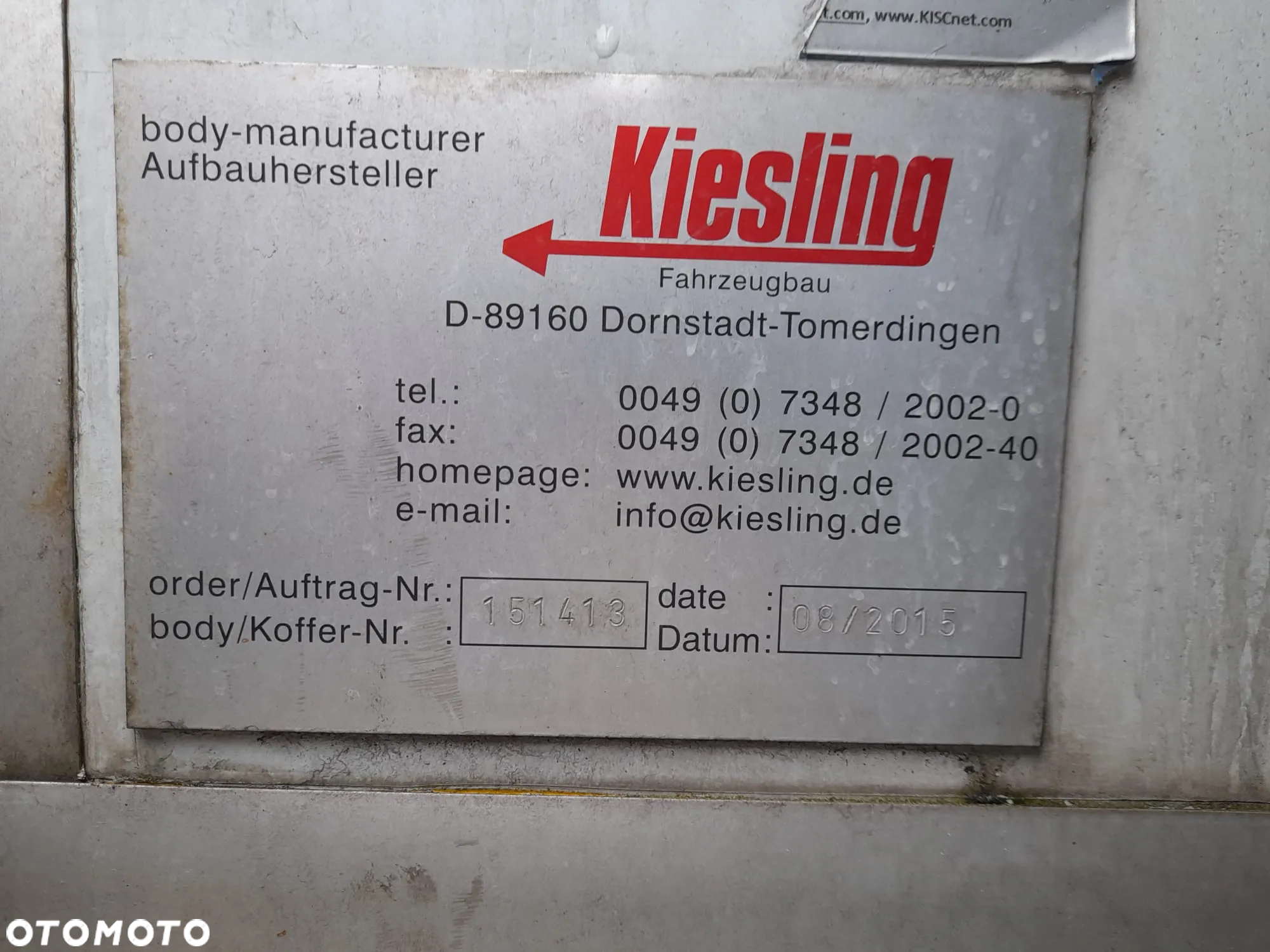Kontener izoterma zabudowa Mercedes 7,45x2,6x2,65m - 10