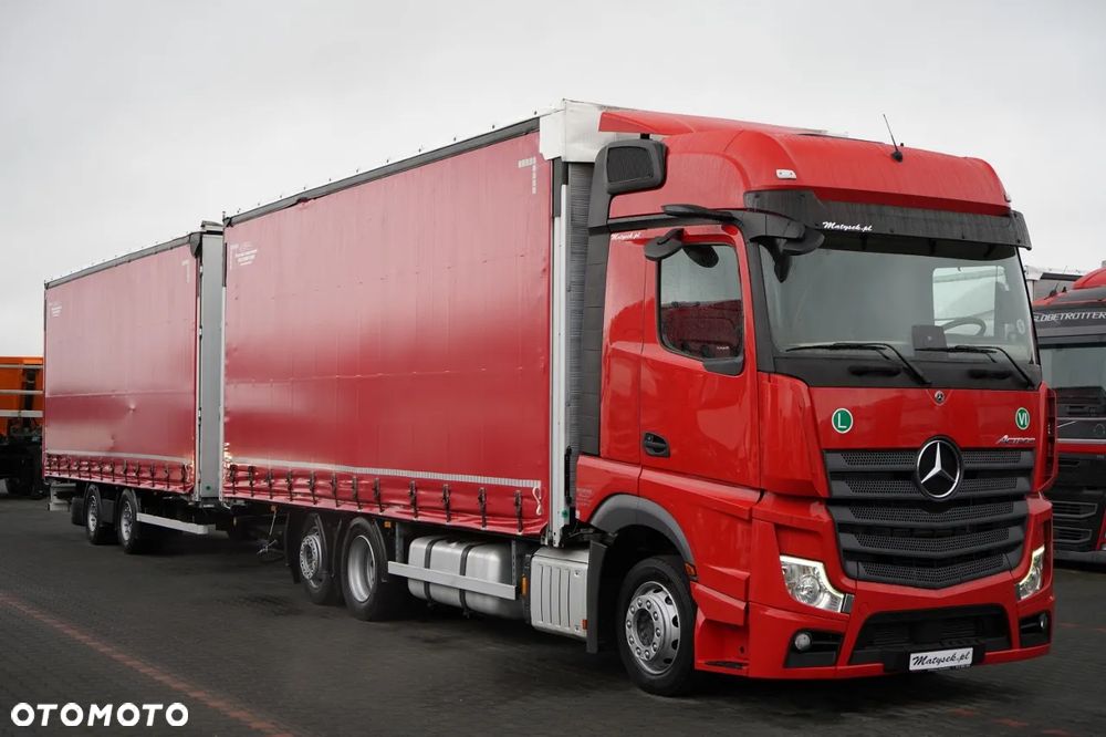 Mercedes-Benz ACTROS 2545 / ZESTAW TANDEM 120 M3 / PRZEJAZDOWY / 6x2 / BIG SPACE / WIELTON / 2021 - 6