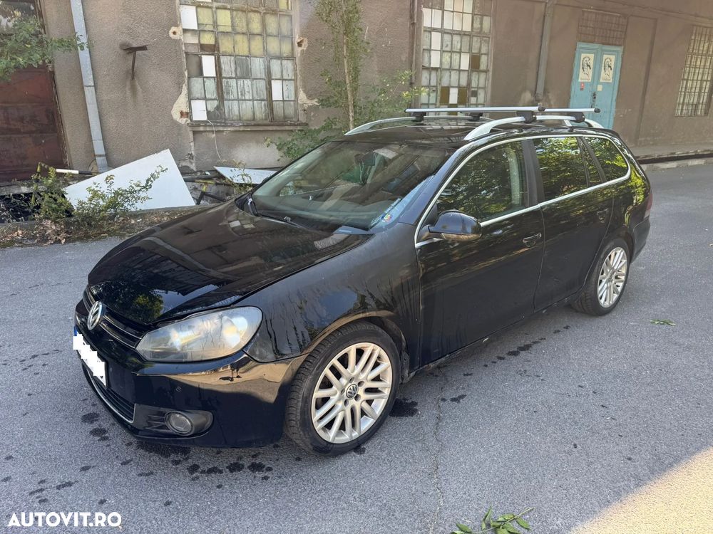 Bara fata completa VW Volkswagen Golf 6 break variant negru 2011 - 1