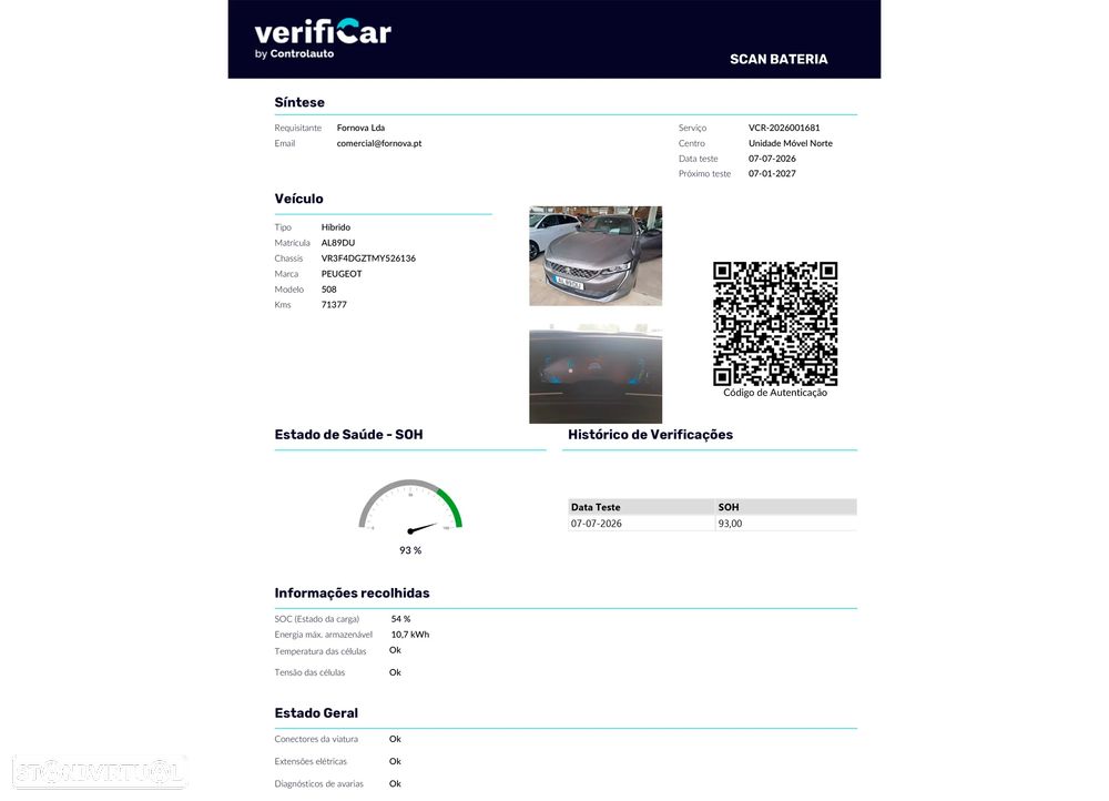 Peugeot 508 SW 1.6 Hybrid GT e-EAT8 - 2