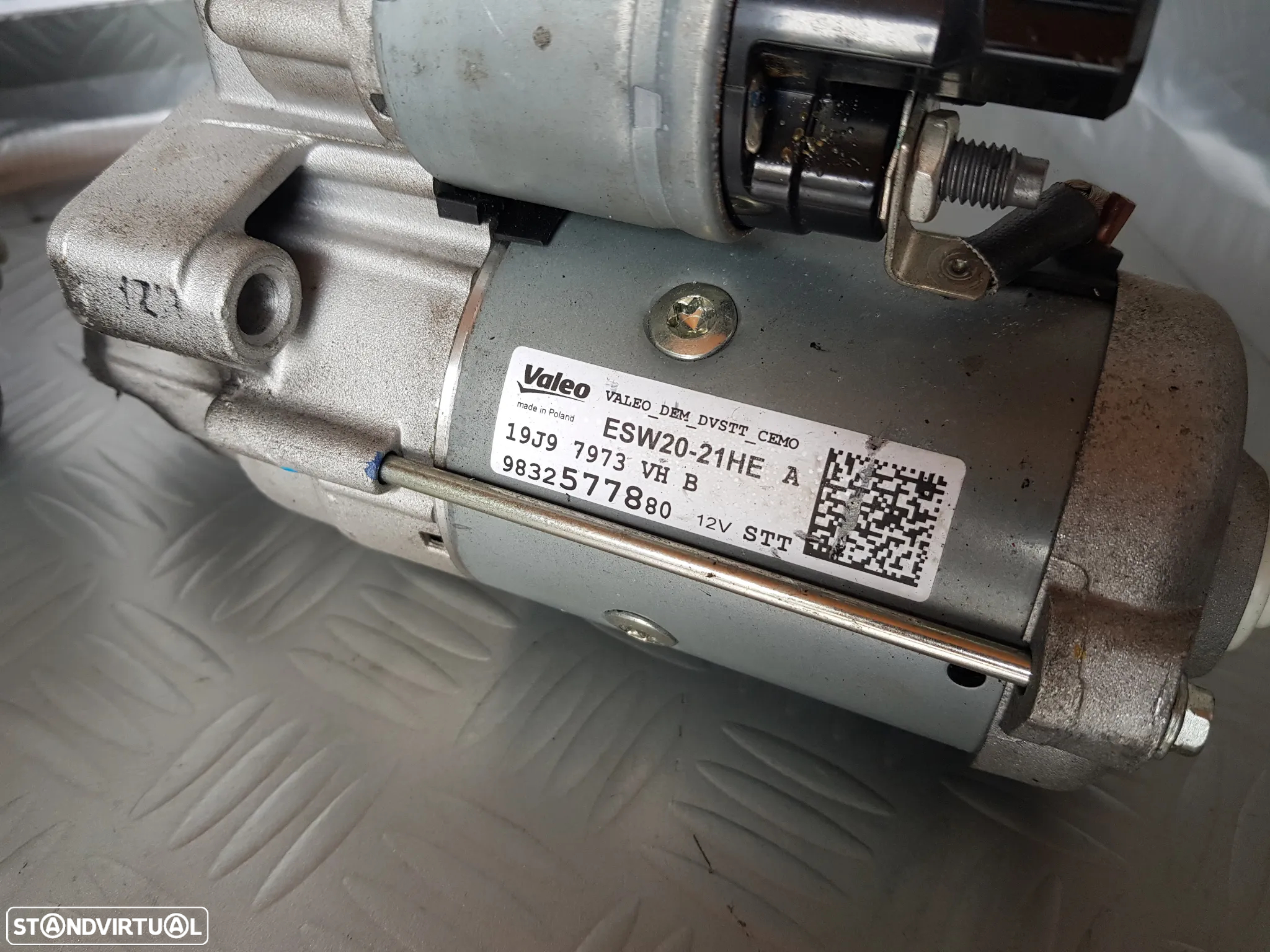 Motor de Arranque Peugeot Citroen 1.5 Hdi 3008 308 5008 2008 208 dS3 DS4 Ds5 Partner Berlingo - 2