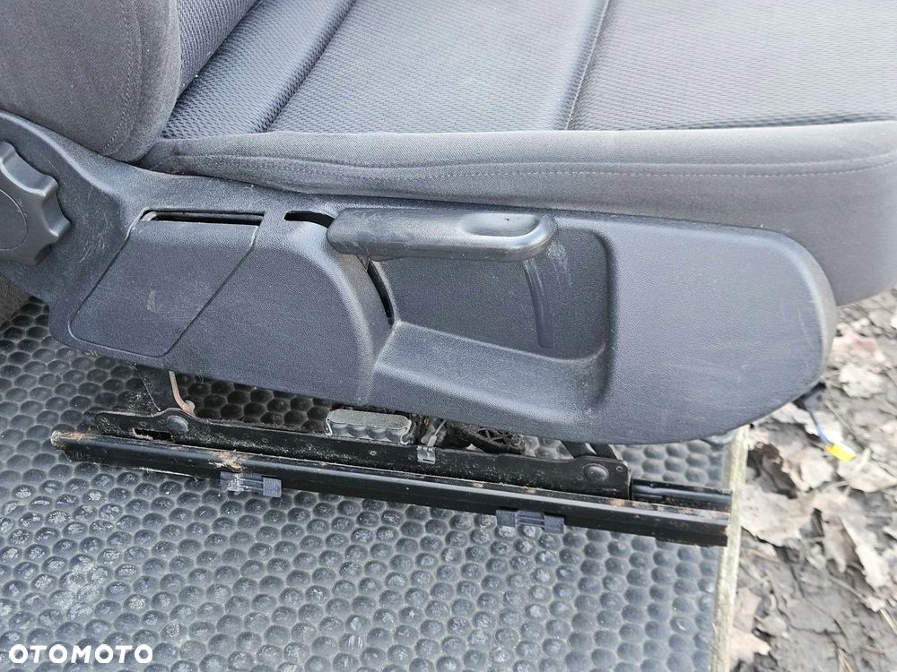 Fotele Fotel Kanapa Składana Welur Czarny Soul Podłokietnik Audi A4 B6 B7 Sedan Kombi Komplet - 23