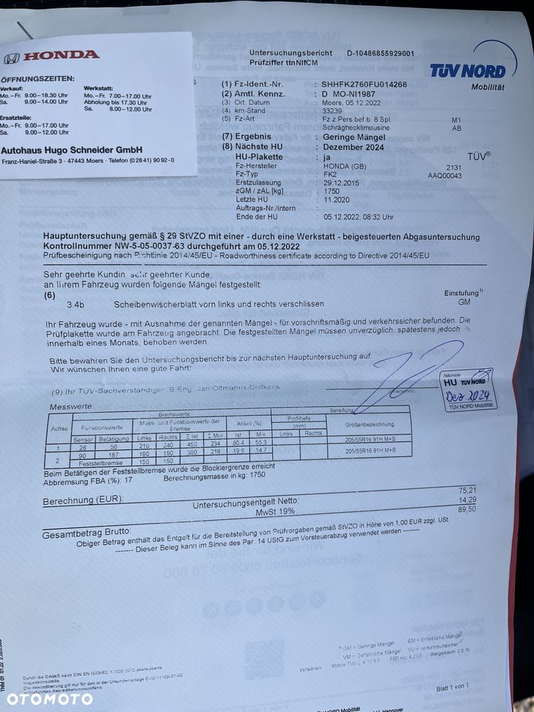 Honda Civic 1.8 Elegance (ADAS / Connect+) - 32