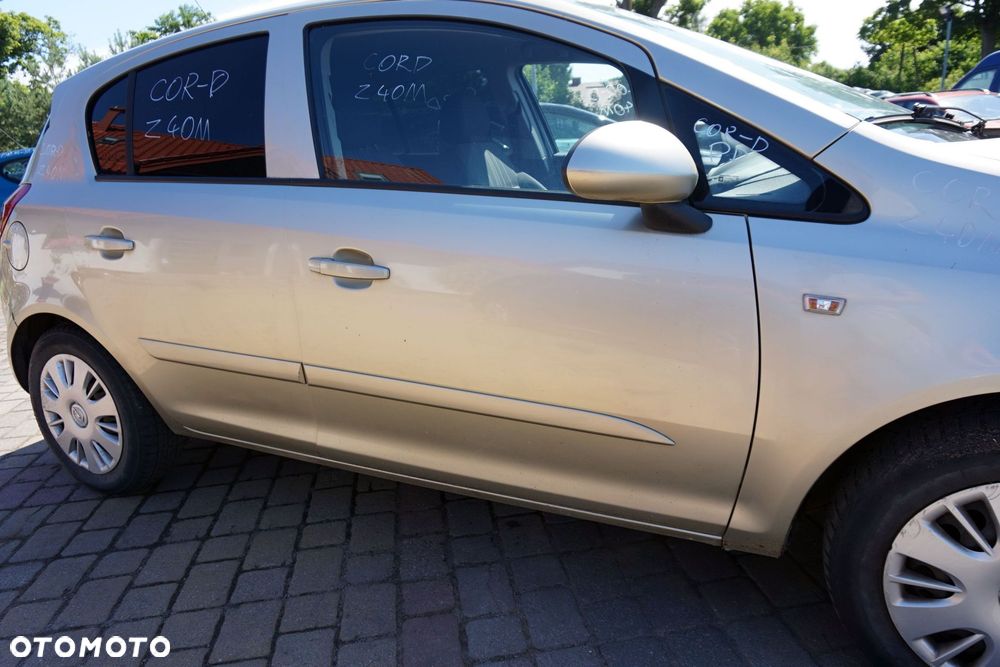 DRZWI PRZEDNIE PRAWE CORSA D IV 5D HB Z40M  ZŁOTY OPEL 2006-2011 - 4